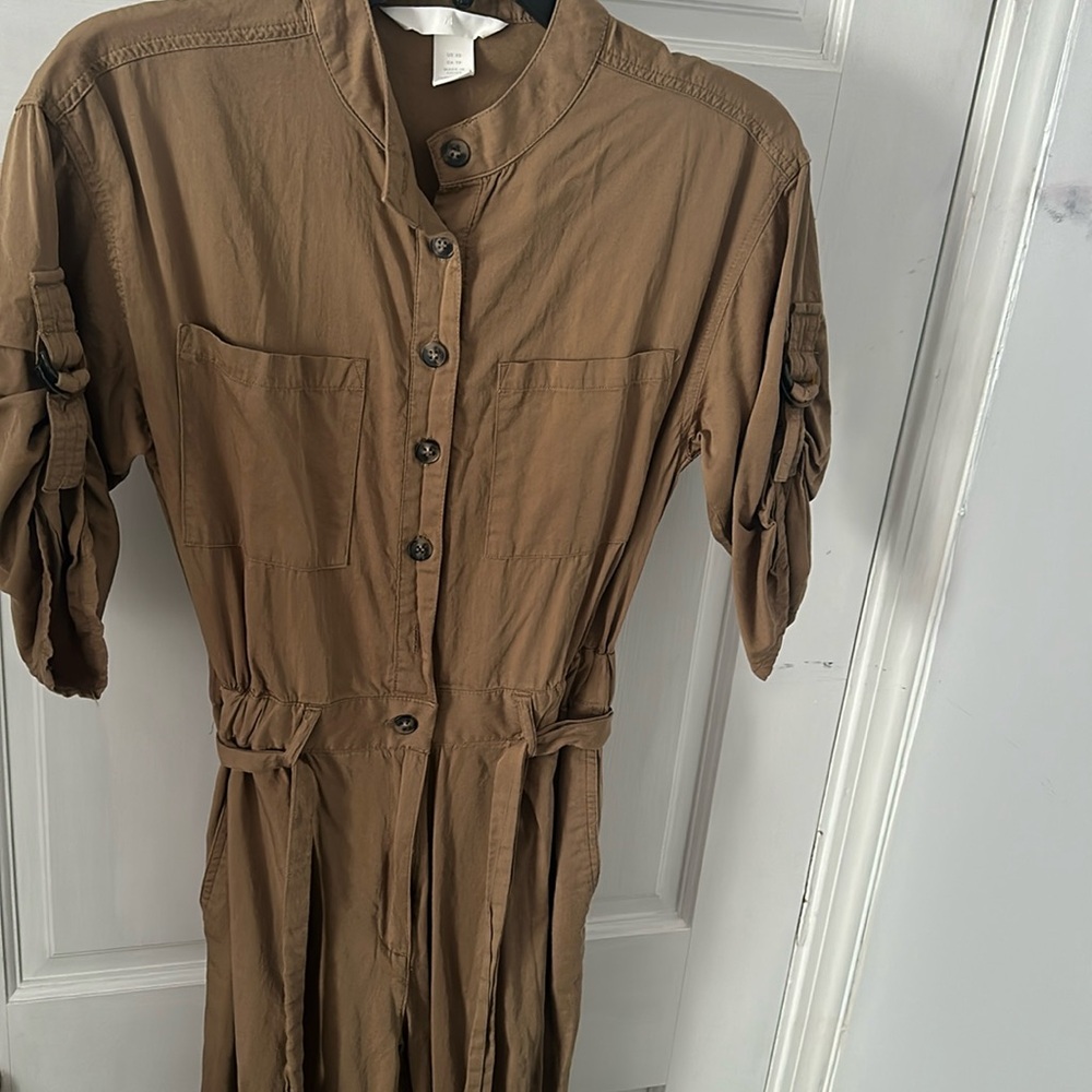 Tan jumpsuit